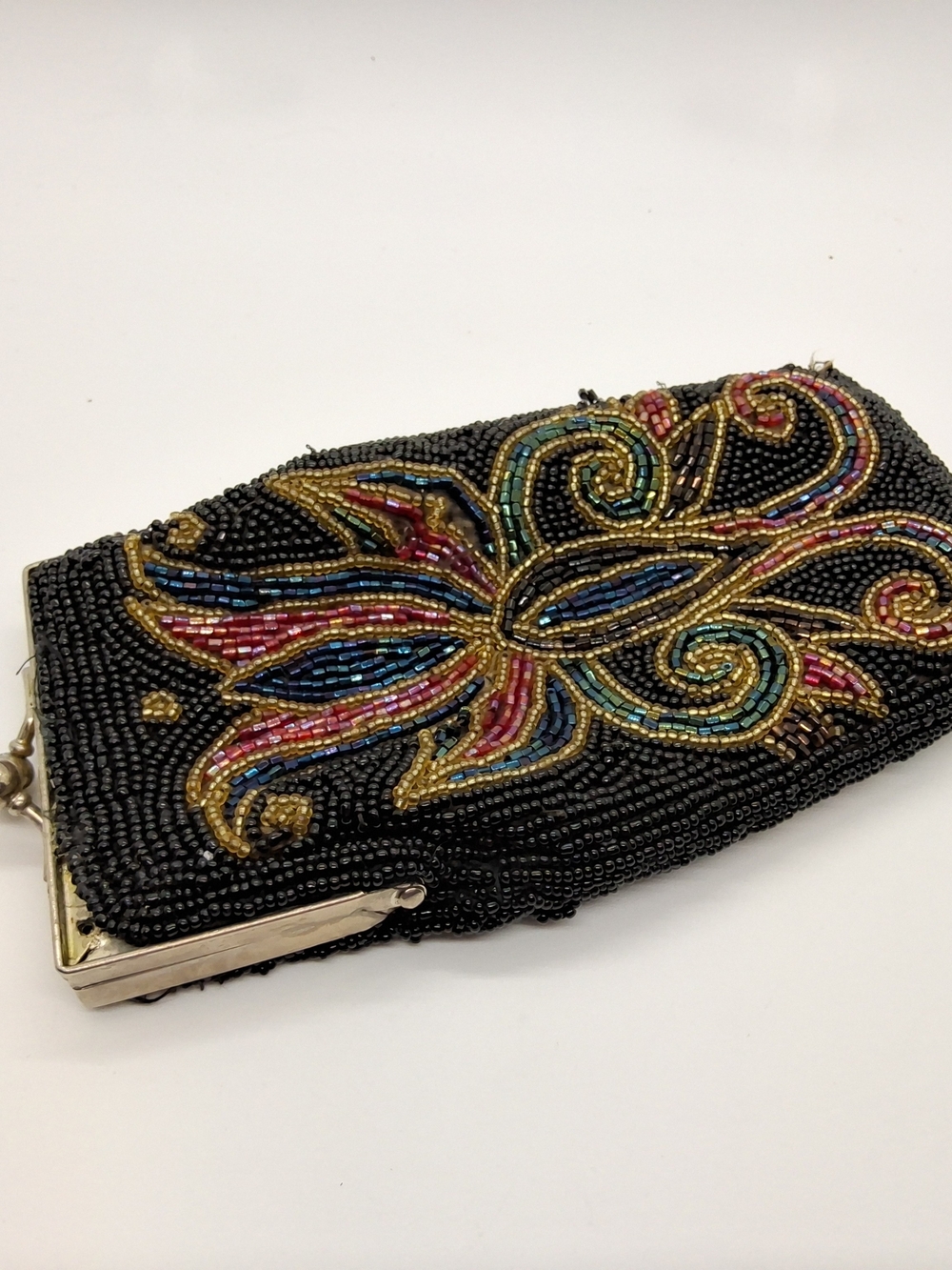 1950's L. Regale Beaded Coin Purse/Cigarette Case/Glasses Holder